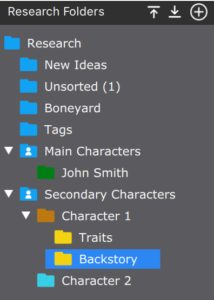 Causality Research Area Character Folders